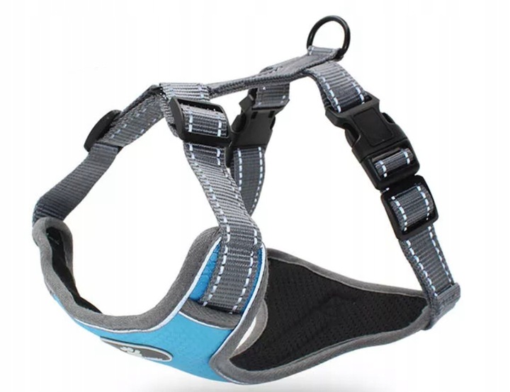 SZELKI DLA PSA MOCNE TYPU GUARD SPACEROWE BEZUCISKOWE REGULOWANE rozmiar M