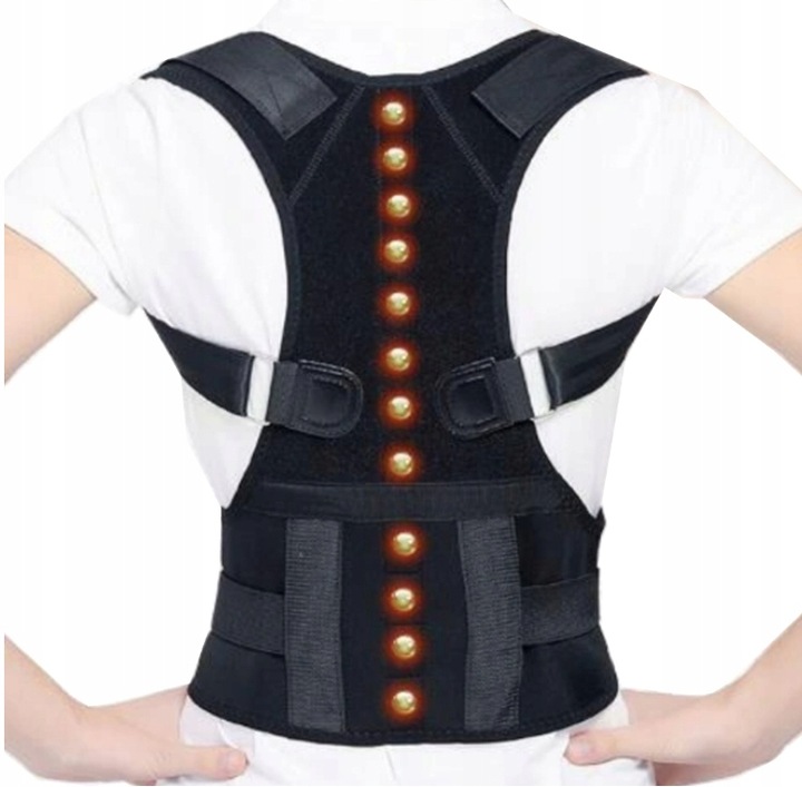 PAJĄCZEK NA PLECY KOREKTOR WAD POSTAWY KRĘGOSŁUPA ORTOPEDYCZNY MAG