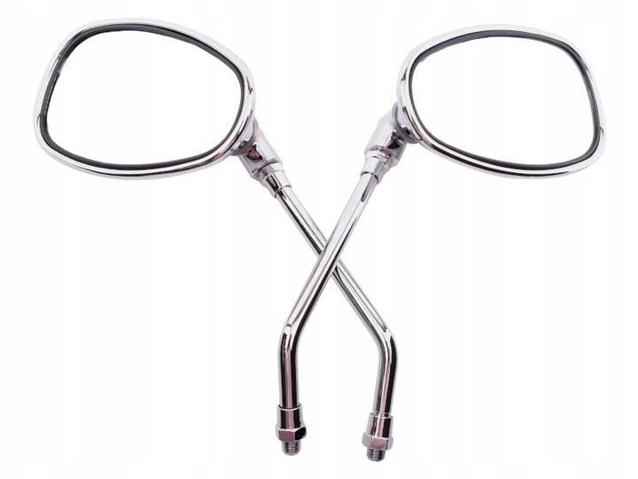 LUSTERKA DO MOTOCYKLA MOTOCYKLOWE M10 SKUTERA QUADA Chrom Chopper Bobber