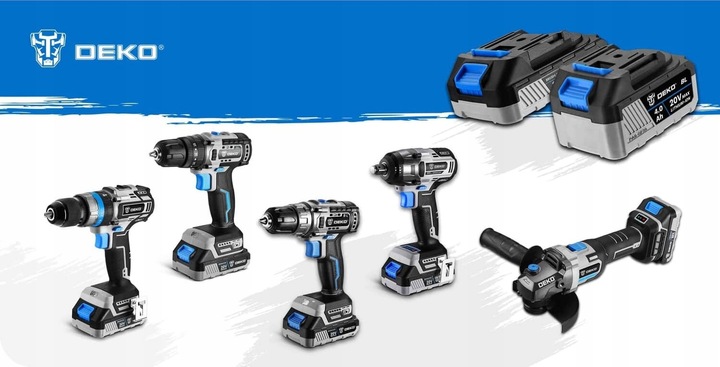 AKUMULATOR DO NARZĘDZI DEKO 2 Ah 2000 mAh 20 V BT20XL02-1020