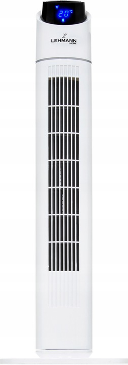 WENTYLATOR PIONOWY PODŁOGOWY KOLUMNOWY LED OSCYLACJA LEHMANN CARLINI