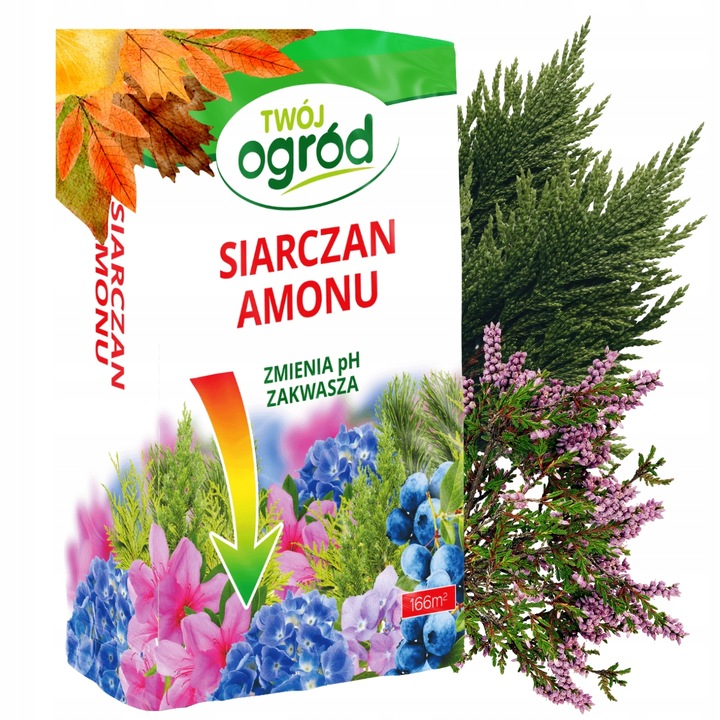 SIARCZAN AMONU 5kg NAWÓZ JESIENNY DO IGLAKÓW TUI WRZOSÓW WRZOŚCÓW