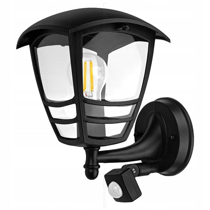 Lampa elewacyjna ogrodowa kinkiet zewnętrzny CZUJNIK RUCHU ZMIERZCHU