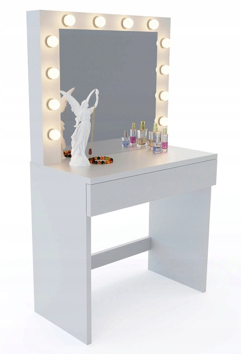 Toaletka do makijażu wizażu kosmetyczna z lustrem LED nowy model