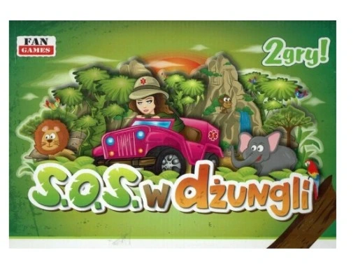 GRA PLANSZOWA SOS W DŻUNGLI/ GRA W ZIELONE