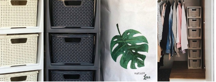 REGAŁ ŁAZIENKOWY BIAŁY SZAFKA 5 PÓŁEK KOMODA ŁAZIENKOWA RATTAN DUŻA