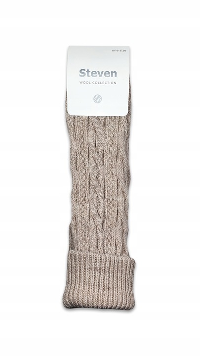 STEVEN 095 WEŁNIANE getry damskie młodzieżowe OCIEPLACZE