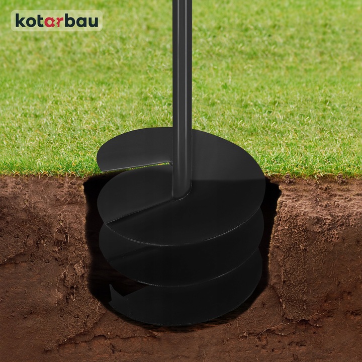 ŚWIDER RĘCZNY DO GLEBY ZIEMI GRUNTU SŁUPKÓW WIERTŁO 170MM DOŁOWNIK