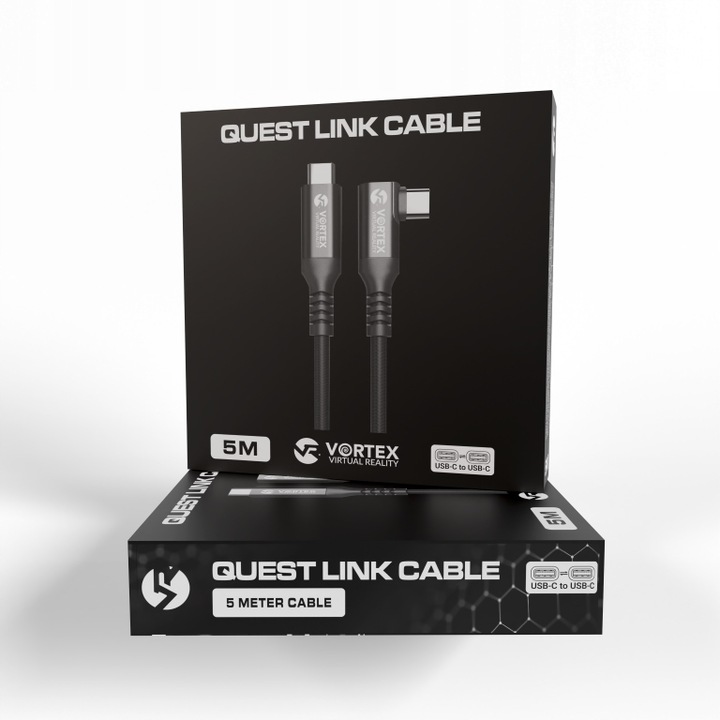 Kabel 5m od VortexVR USB-C do Meta Quest Link | do Quest 3S Quest 3 Quest 2