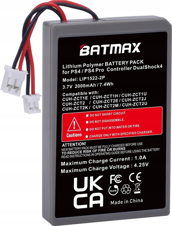 Akumulator Bateria LIP-1522 LIP1522 KCR-1410 do Pada PS4 DUALSHOCK 4