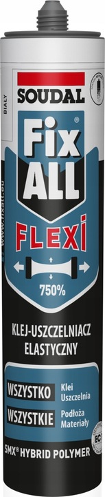 SOUDAL Klej-uszczelniacz hybrydowy Fix ALL Flexi 290 ml biały 102840