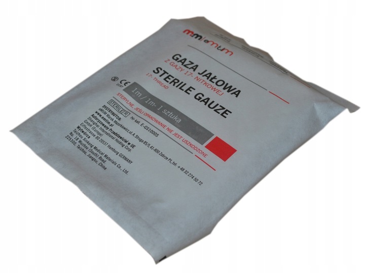 GAZA OPATRUNKOWA JAŁ EMTIM 17NITKOWA 1M2 100SZT