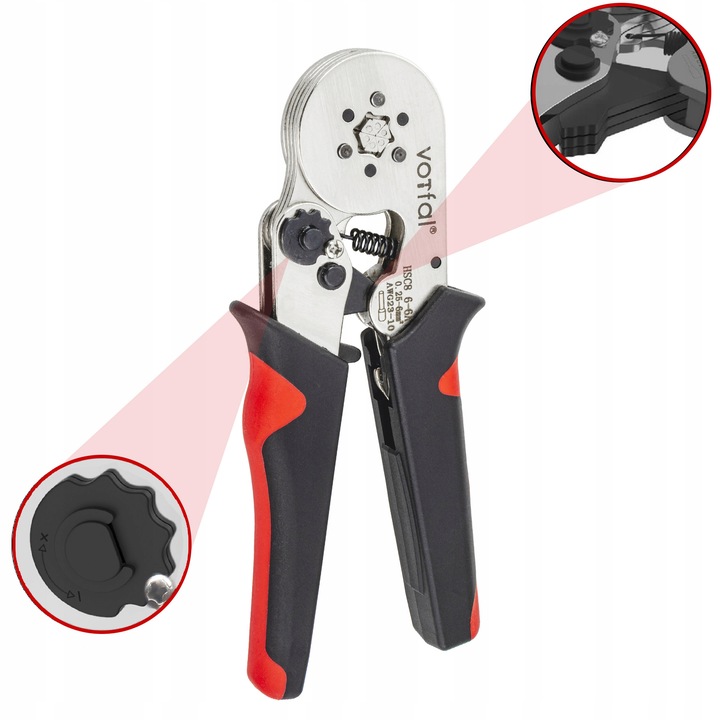 ZACISKARKA PRASKA TULEJEK DO KABLI SZEŚCIOKĄTNA