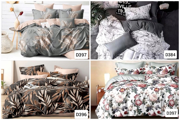 KOMPLET POŚCIELI DWUSTRONNEJ 160x200 NOWE WZORY