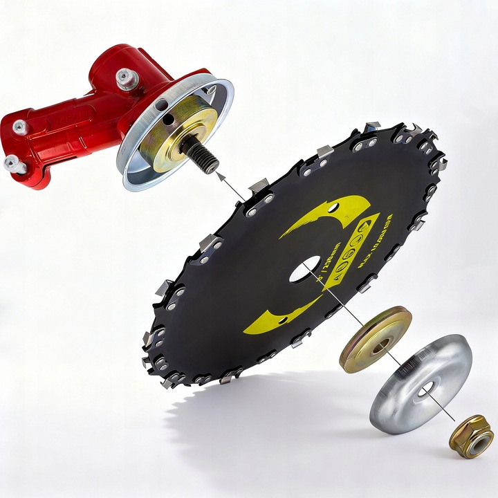 TARCZA DO KOSY SPALINOWEJ 230MM DO KOSZENIA TRAWY NÓŻ DO KRZEWÓW i