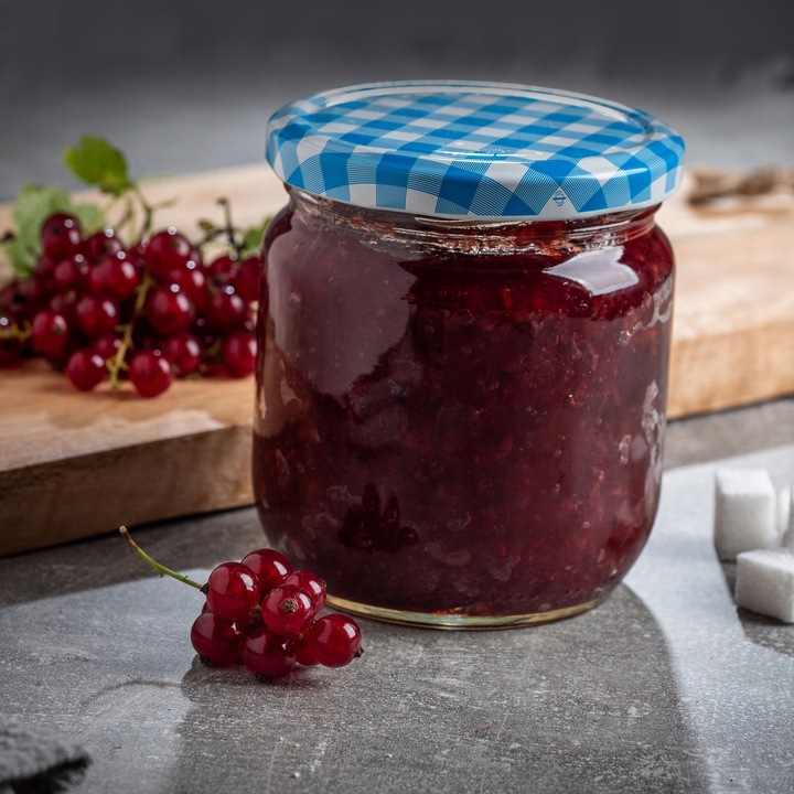 SŁOIK 425 ml SŁOIKI 400 ml NA PRZETWORY MIÓD SZKLANY ZAKRĘTKI 12 SZT FI 82