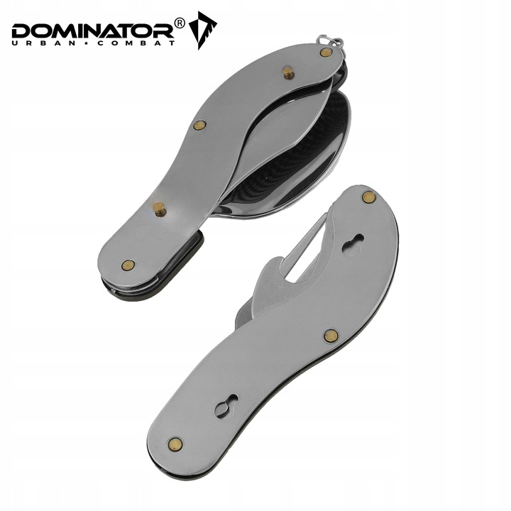 Niezbędnik Turystyczny DOMINATOR sztućce nóż składany łyżka widelec olive