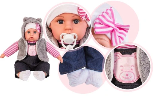 Lalka bobas interaktywna SMOCZEK PAMPERSY BUTELKI