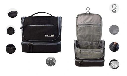 POJEMNA KOSMETYCZKA KUFEREK MĘSKA PODRÓŻNA HACZYK