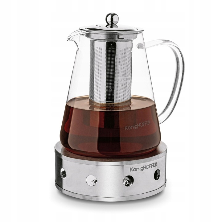 DZBANEK do HERBATY ZAPARZACZ z Podgrzewaczem DUŻY Konighoffer Tibi 1,3L