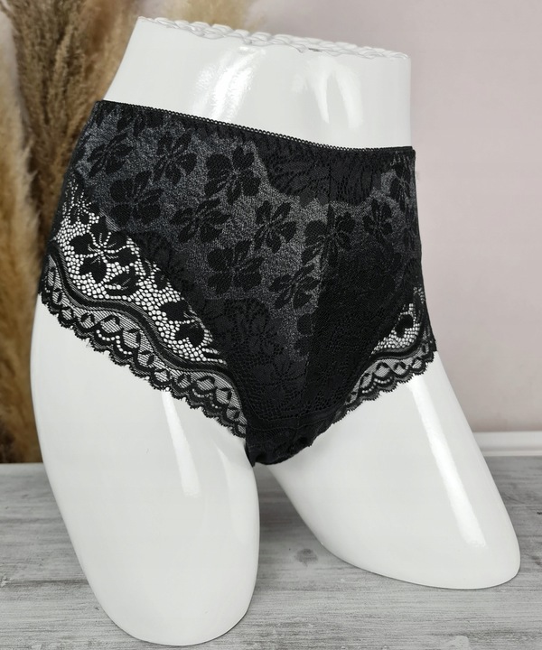 3x MAJTKI KORONKOWE Figi Bawełniane JAKOŚĆ 4XL/5XL