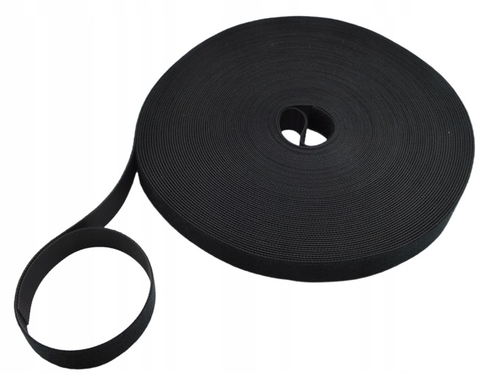 Taśma opaska rzep rzepowa organizer kabli 15mm 25m