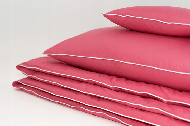 Poduszka Pierze 70x80 cm 2 kg puch i pierze RÓŻOWA, producent