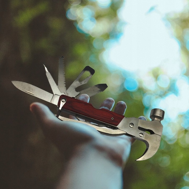 MULTITOOL NARZĘDZIE WIELOFUNKCYJNE SURVIVAL ZESTAW