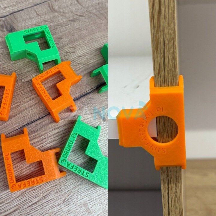 ZESTAW GRUBYCH UCHWYTÓW STOLARSKICH Trzecia Ręka 18mm SZABLON DO