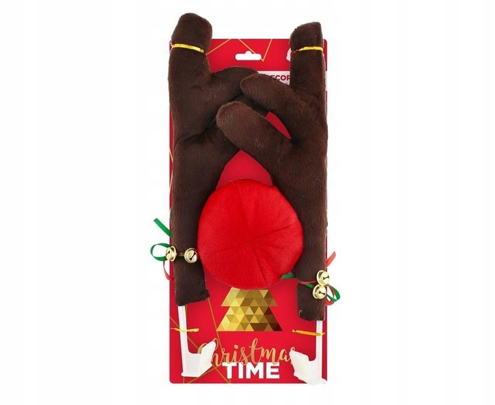 DEKORACJA NA SAMOCHÓD ROGI RENIFERA I NOS