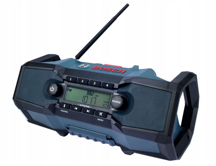 RADIO BUDOWLANE BOSCH GPB 18V-2 C Bluetooth Akumulatorowe ZASILACZ W