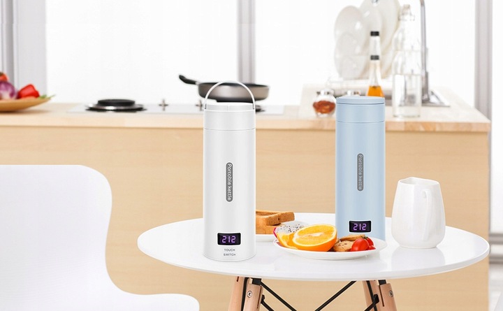 TERMOS ELEKTRYCZNY MINI CZAJNIK KUBEK 300W 380ML-500ML