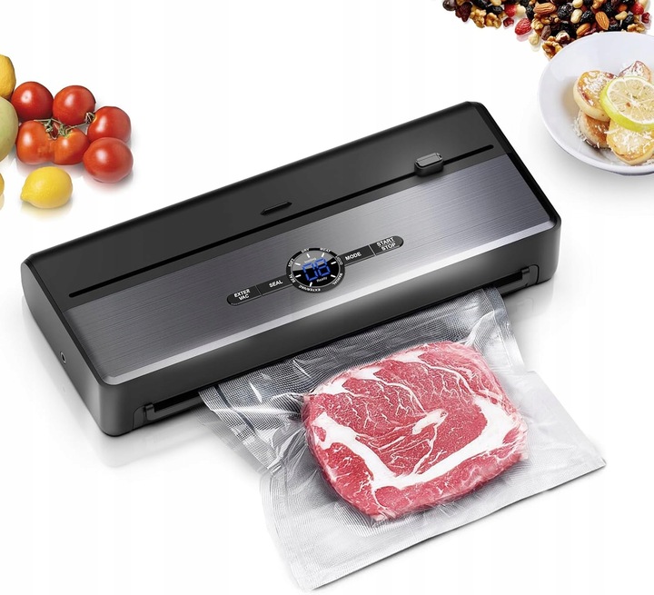 ZGRZEWARKA PRÓŻNIOWA PAKOWARKA DO ŻYWNOŚCI AUTOMATYCZNA+WORKI i FOLIA