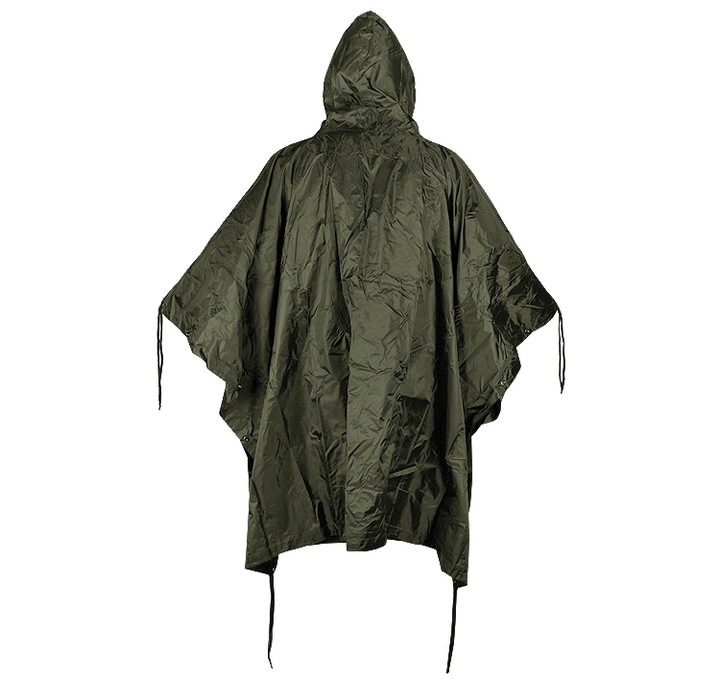 PELERYNA PRZECIWDESZCZOWA PONCHO Pałatka MIL-TEC RIP-STOP OLIVE +Gratis