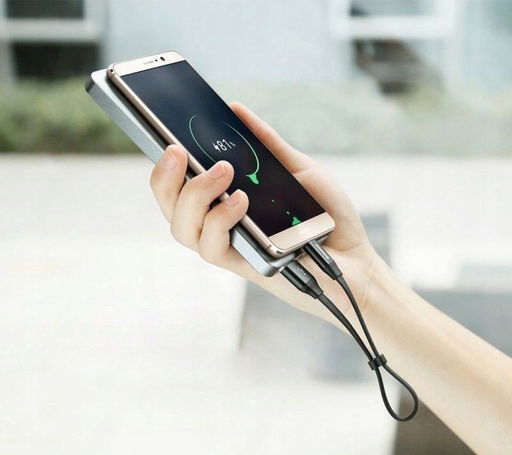 Krótki Płaski Kabel USB-C do Android Auto | 23cm