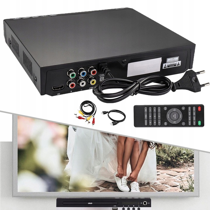 ODTWARZACZ DVD, HDMI, ODTWARZACZ DVD DO TELEWIZORA, MINI ODTWARZACZ DVD