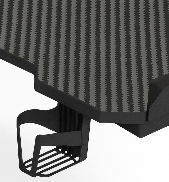 Biurko Gamingowe Komputerowe Stół dla Gracza Nowoczesne LED 120 cm