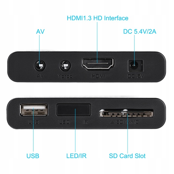 Odtwarzacz multimedialny 1080P