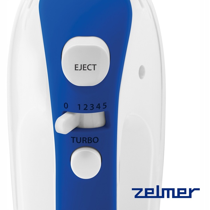 MIKSER RĘCZNY ZELMER ZHM1652 400W TURBO LEKKI ROBOT 4 KOŃCÓWKI 5