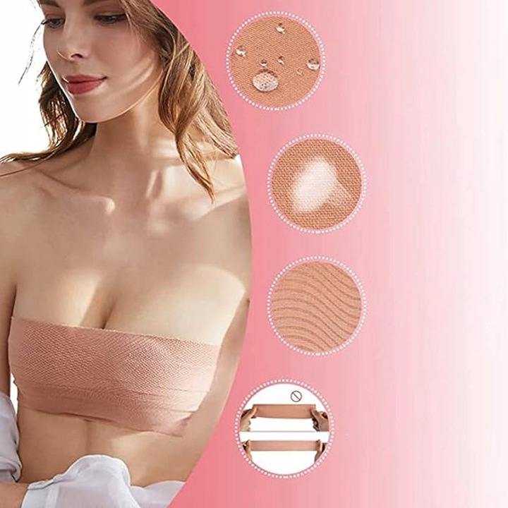TAŚMA UNOSZĄCA BIUST MODELUJĄCA DEKOLT ZESTAW NAKLEJKI WIELOKROTNEGO UŻYTKU