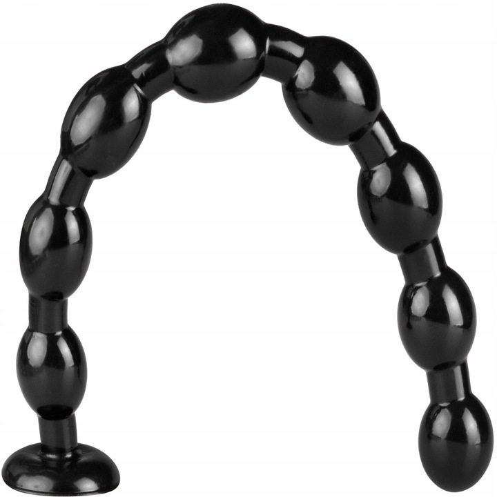 Długi Korek XXL 50 cm, Elastyczne Kulki Analne Na Przyssawce