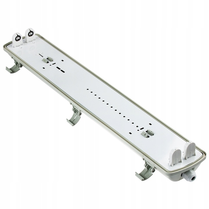 Oprawa Hermetyczna z Odbłyśnikiem Lampa 60cm do Garażu + 2x Świetlówki LED