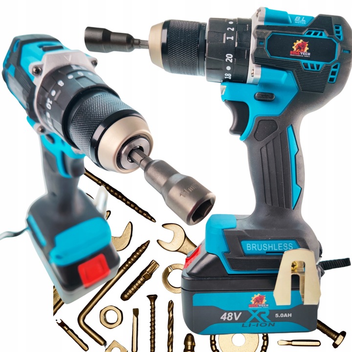 ZESTAW 6W1 WKRĘTARKA KLUCZ UDAROWY MŁOTOWIERTARKA SZLIFIERKA PIŁA