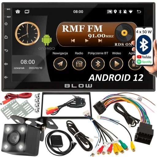 Radio samochodowe 2 DIN WiFi GPS ANDROID BLUETOOTH