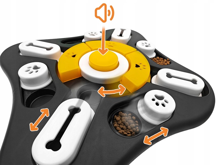 INTERAKTYWNA ZABAWKA WĘCHOWA DLA PSA mata edukacyjna na przysmaki Mersjo