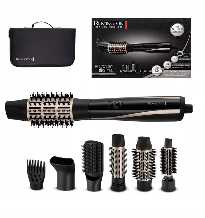 LOKÓWKO SUSZARKA Suszarko Lokówka do Stylizacji Zestaw REMINGTON