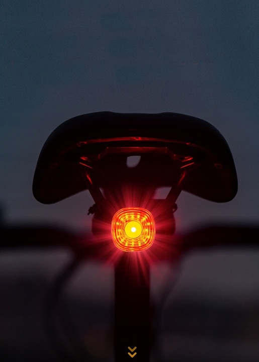 Czerwona Lampka rowerowa SPECTER WT09 tył tylna akumulator USB C 100 godzin