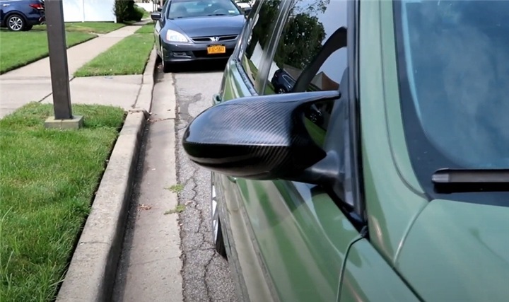 NAKŁADKI LUSTERKA BMW E90 E91 E92 E82 PRZEDLIFT CARBON BUDOWY LUSTEREK M3