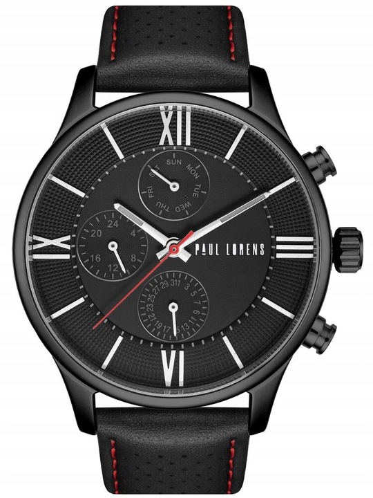 ZEGAREK MĘSKI PAUL LORENS EXCLUSIVE +GRAWER CHRONOGRAF KOMPLET