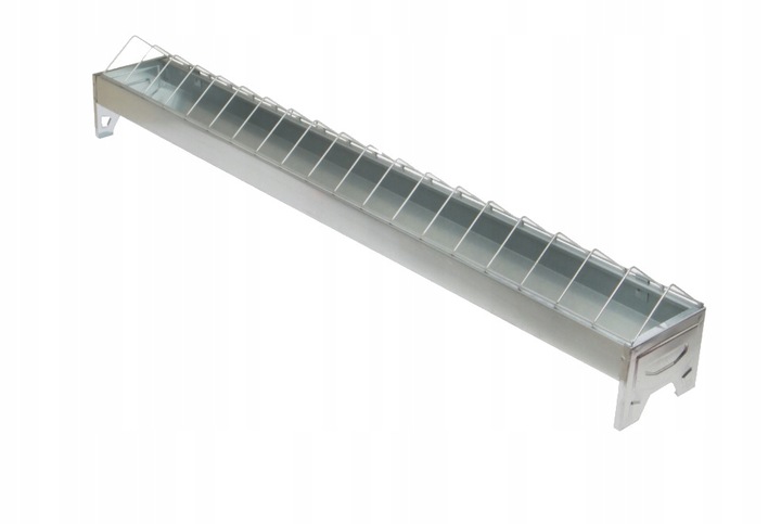 KARMIDŁO KORYTKO 100 CM DLA DROBIU OCYNK METALOWE